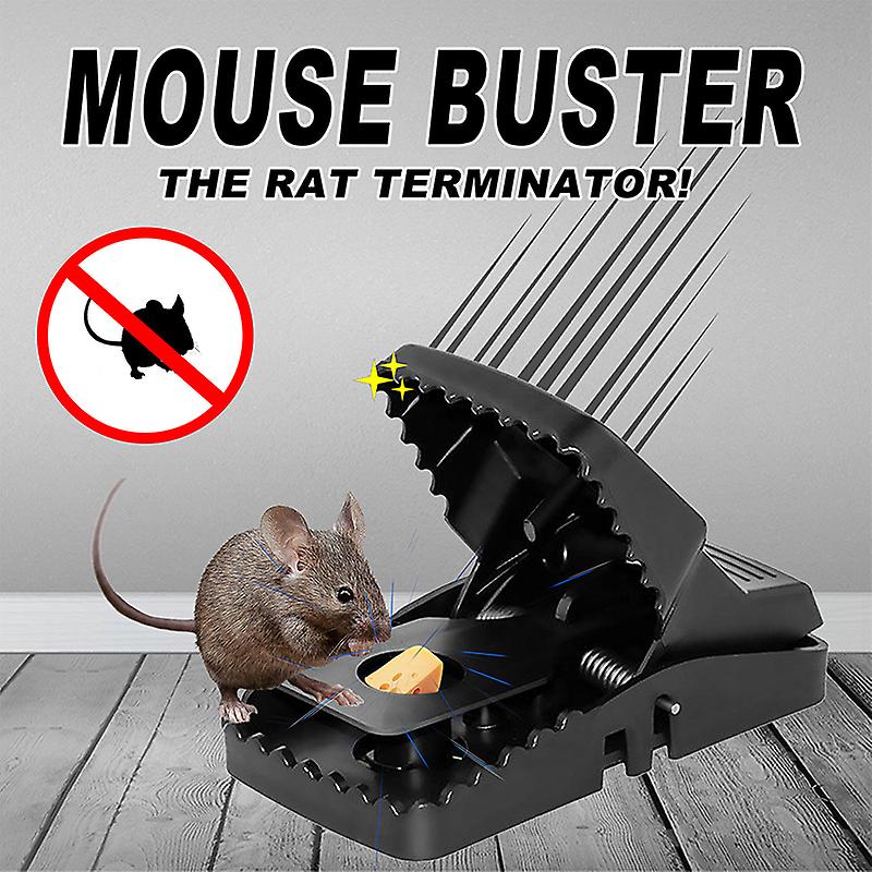 Heavy-Duty Black Mouse Trap ๐ญ๐ฅ | Safe, Reusable & Powerful Grip